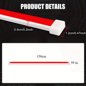 Upgrade Your Vehicle With A Universal 12V, 10W Start-Scan Car LED Hood Light White 59In  Dynamic Daytime Running Light (Option: 59in)